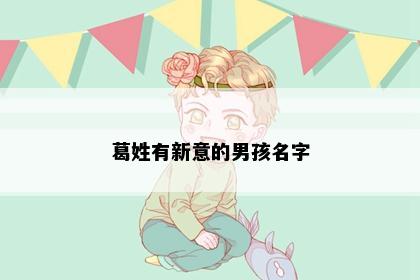 葛姓有新意的男孩名字